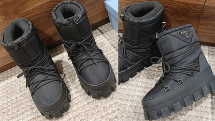 Prada - down boot / EU 40, $ 64